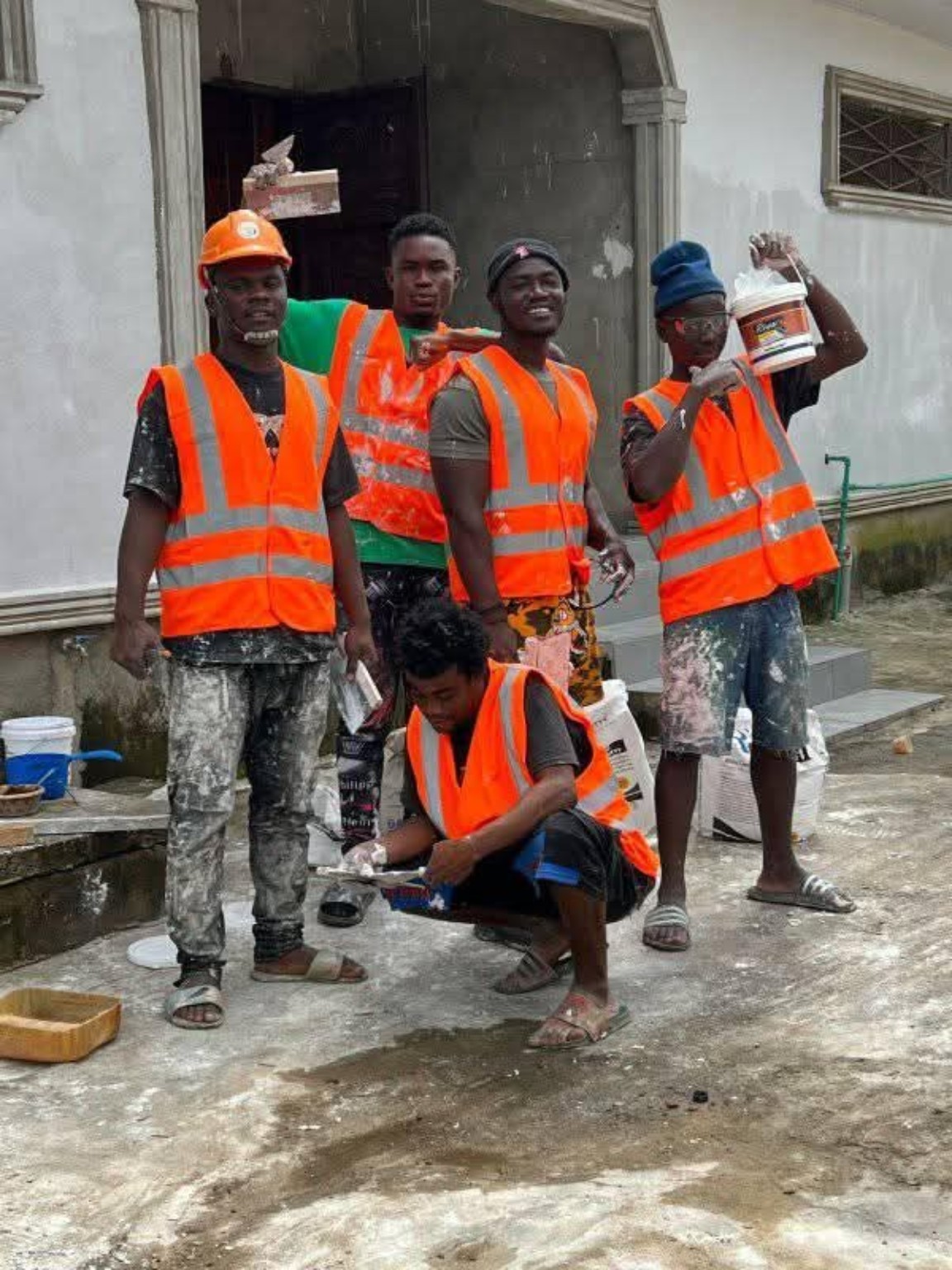 Real Liberian P.O.P, painting and finishing workers